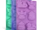 SENHAI, stampi in silicone con motivi natalizi, per sapone, cioccolatini e cupcake, a form...