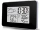 Prenine Stazione meteorologica Wireless con sensore Esterno termometro Ampio Schermo LCD D...