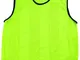 Ronex Sports Pettorine de Allenamento - Adulto - Confezione da x10 (Verde Fluorescente, Ad...