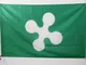 AZ FLAG Bandiera Lombardia 150x90cm - Bandiera LOMBARDA - REGIONE Italia 90 x 150 cm Foro...