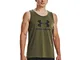 Under Armour Uomo UA Stile sportivo Logo Tank, Maglietta uomo manica corta sportiva