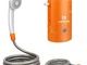 LIEBMAYA Doccia Portatile Doccia Campeggio Doccia Esterna,Batteria Incorporata 4400mAh,Sof...