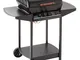 Grillchef 12375FT - Barbecue a Gas, 49 x 38 cm, Colore: Nero