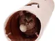 PENVEAT Pet tunnel lungo 120 cm 2 fori Cat Puppy Rabbit Teaser Funny Hide tunnel giocattol...