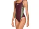 ARENA Twinkle Swim PRO One Piece, Costume Piscina, Full Body, Donna, (Red Wine-Shiny Green...