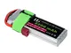 Goolsky 7.4V 2200mAh 25C LiPo 2S batteria con T Plug per RC Quadcopter Elicottero crogiolo...