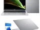 Notebook Acer Intel 4 Core N6000, Ram 8 Gb Ddr4, Ssd M2 Nvme 256 Gb, Display Full Hd da 15...