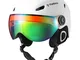 TOM SHOO Skiing Snowboard Helmet Certified Safety Helmet Professional Skiing Snow Sports H...