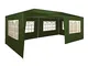 MaxxGarden Gazebo esterno resistente - gazebo da giardino - padiglione con 4 pareti latera...