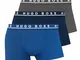 Hugo Boss -  Boxer - Uomo Open Blue (487) XX-Large