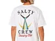 Salty Crew Tailed S/S Tee Maglietta da Uomo, Uomo, Maglietta, 20035092, Bianco, L