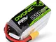 OVONIC 6S Batteria LiPo 22.2V 1550mAh 100C con connettore XT60 per FPV Racing RC Quadcopte...