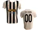 Maglia Replica Calcio BIANCONERA Home Ufficiale Autorizzata Nome Numero Personalizzata Per...