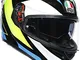 CASCO K5 S AGV MULTI MPLK CORE BLACK/CYAN/YELLOW FLUO S