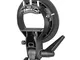 Neewer Supporto Staffa Con Bowens Mount Tipo-S Per Flash Speedlite, Snoot Softbox, Beauty...