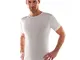 Liabel 3 t-Shirt Corpo Uomo Girocollo Interno Lana e Cotone sulla Pelle Bianco Art.5121/23...
