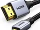 UGREEN Cavo Micro HDMI a HDMI 3D 4K Compatibile con GoPro 7 6 7 Black, Canon, Nikon, Sony,...