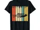 Vintage Retro Zebrafish Silhouette T-Shirt Maglietta