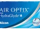 Air Optix Plus HydraGlyde Lenti a Contatto Mensili, 3 Lenti, BC 8.6 mm, DIA 14.2 mm, -0.5...