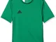 adidas Core18 JSY Y T-Shirt, Unisex Bambini, Bold Green/Black, 910Y