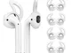 MoKo Gommini Auricolari in Silicone compatible con AirPods 1/2 (4 Paia), EarPods con Suppo...