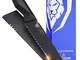 DALSTRONG Coltello Multiuso con Lama Seghettata - Serie Shadow Black - Rivestimento in Tit...