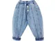 nobrand Jeans Pantaloni Larghi per Ragazzi Pantaloni Casual in Cotone per Jeans Jeans Blu...
