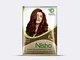 Nisha - Polvere di henné per capelli, colore naturale, 10 g, confezione da 10