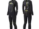 JAYLONG Muta in Neoprene da 5 Mm per Lo Snorkeling, Le Immersioni Subacquee, La Maglia A M...