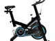 ZJSDTWS Cyclette, Cyclette Indoor con Console LCD e volano da 10 kg, Kinomap,Spinbike con...