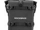 ROCKBROS Borsa Impermeabile Laterale per Moto, Borsa per Portapacchi Telaio Moto, Grande C...