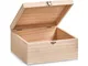 Zeller 15126 Scatola Portaoggetti, Legno, Beige, 23x23x10.5 cm