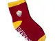 AS ROMA CALZINI ANTISCIVOLO 12-18 MESI BI-PACK BORDEAUX/GIALLO R13744