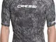 Cressi Rash Guard Man, Maglia Protettiva con Maniche Corte in Speciale Tessuto Elastico, P...