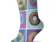 Drempad Luxury Calze Unisex Tube Socks Crew Doughnut Over Calf Comfort Stockings For Sport...