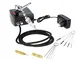 KKmoon Aerografo Professionale 100-250V Gravity a Doppia Azione Airbrush Air Compressor Ki...