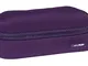 MILAN Portatodo Ovalado Mini Knit Deep Purple Astuccio, 20 cm, Viola (Morado)