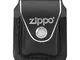 Zippo Lighter Pouch with Loop, Black, Leather, One Size