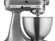 KitchenAid 5K45SSESL Robot da Cucina in Zinco Pressofuso, Argento