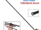 42,5 pollici ABBREE SMA-maschio VHF UHF Dual Band 144/430 Mhz Antenna tattica pieghevole p...