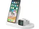 Belkin Boost Up Dock di Ricarica Wireless, Porta USB-A da 5 W/1 A, per iPhone 11, 11 Pro/P...