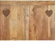 Plage 143529 – Letto Head Board Adesivi – The Chalet, Vinile, Marrone, 160 x 0,1 x 59 cm