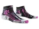 X-Socks Marathon Energy Women Socks, Calzini da Corsa Donna, Opal Black/Flamingo Pink, 37-...