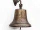 Antikas- Campana da barca con suono molto alto, modello storico in ottone antico, campana...