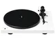 Pro-Ject Debut, Giradischi con Trazione a Cinghia, USB, Bianco