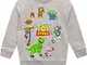 Disney Felpe con Cappuccio per Ragazzi Toy Story Grigio 2-3 Anni