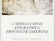 Carmina latina epigraphica provinciae Sardiniae