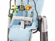 Peg Perego Kit Tatamia Supporto Seggiolone con Centro Gioco, Azzurro