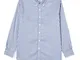 Brooks Brothers Formale Camicia Button-Down, Navy, 17H 35 Uomo