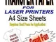 Laser & fotocopiatrici, risma T & Tessuto Transfer Paper per tessuti leggeri da 20 fogli A...